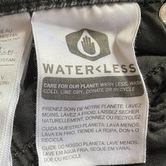 Levis Womens 721 High Rise Skinny Jeans Size 28 Black Distressed Grunge Goth - Picture 6 of 12